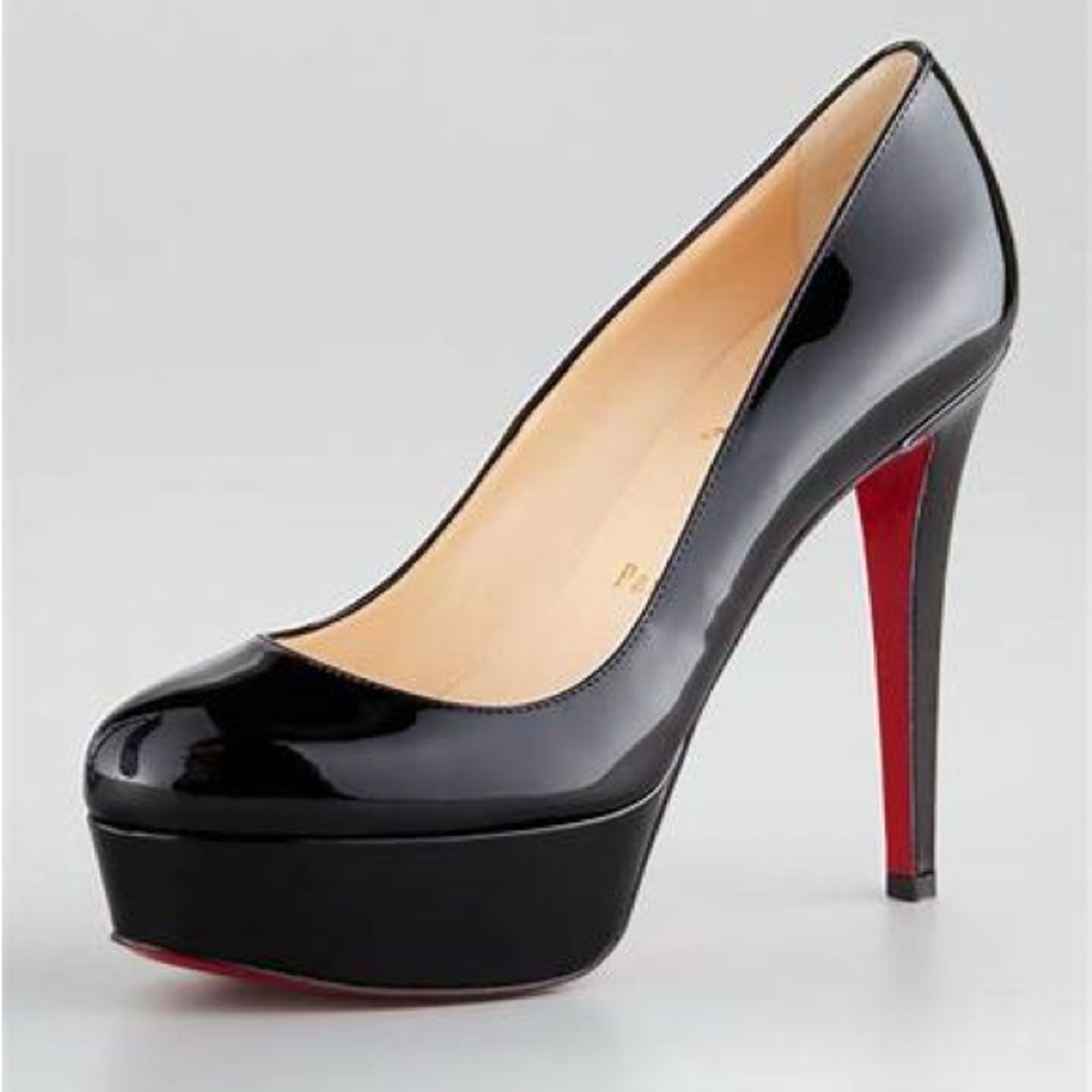 Christian Louboutin patent Bianca 140 pumps